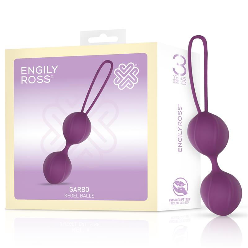 Garbo Double Kegel Ball Silicone Purple