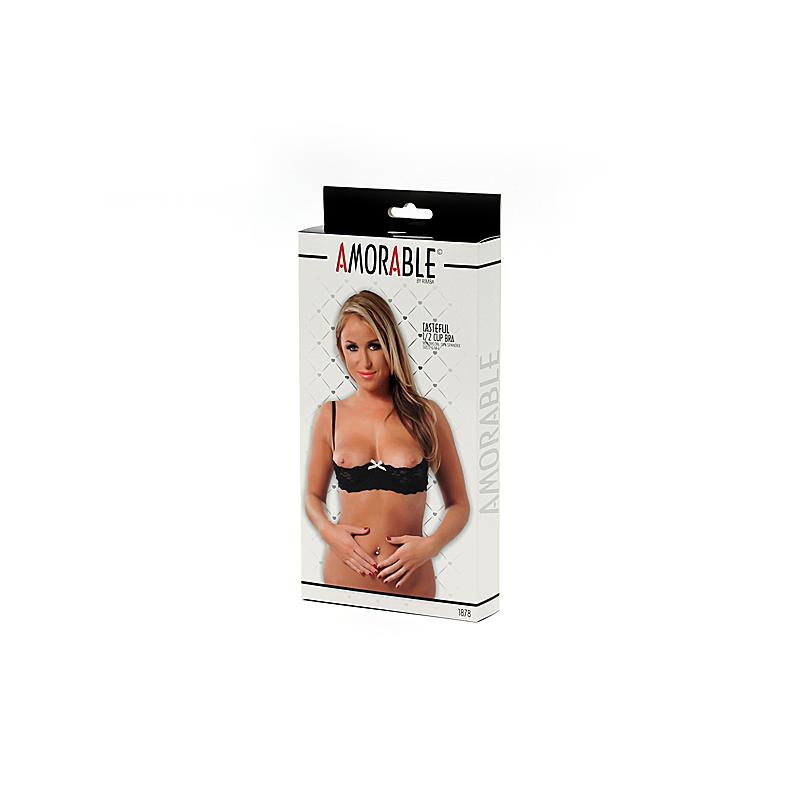 Rimba Amorable Open Cup Bra Black