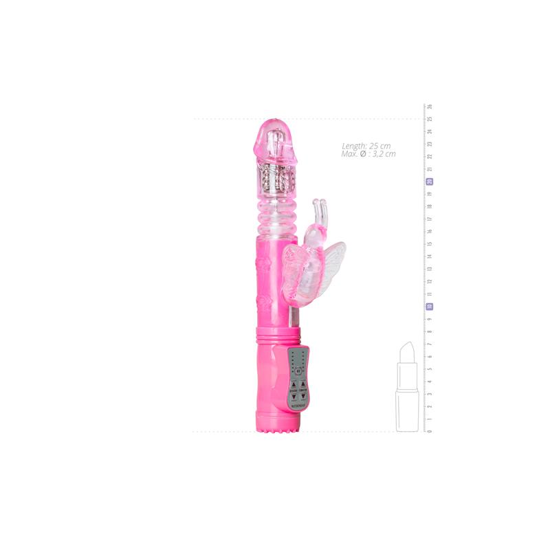 Bunny Vibrator Pink Butterfly