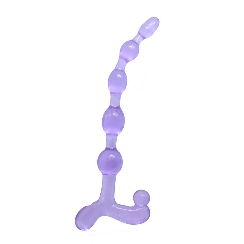 Bendy Twist Anal Beads Blue