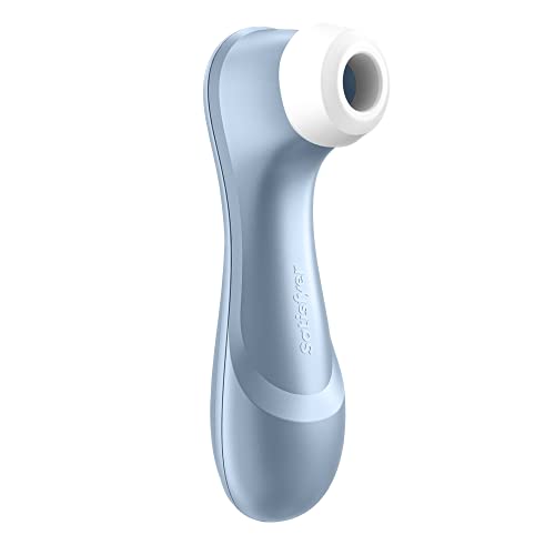 Satisfyer Pro 2 Next Generation, Succionador de clítoris con 11 niveles de intensidad para estimulación sin contacto, vibrador de contacto con batería, impermeable, para mujeres, Oro Rosa.