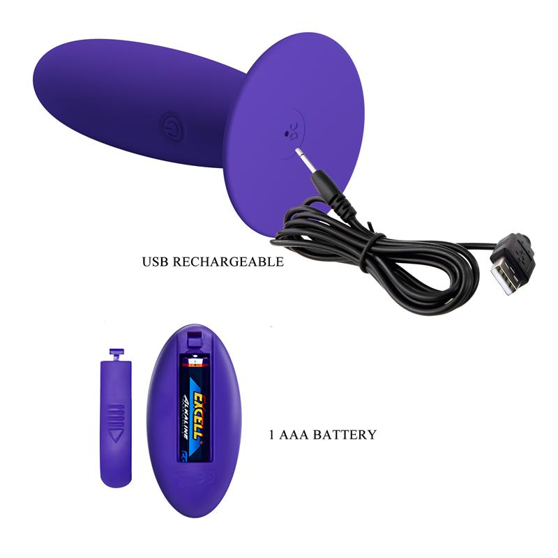 Youth Vibrating Anal Plug with Remote