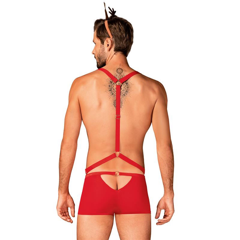 Mr Reindy Shorts Harness and Headband Set