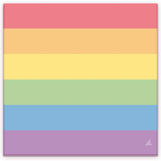 Set of 20 Napkins with the LGBT Colors