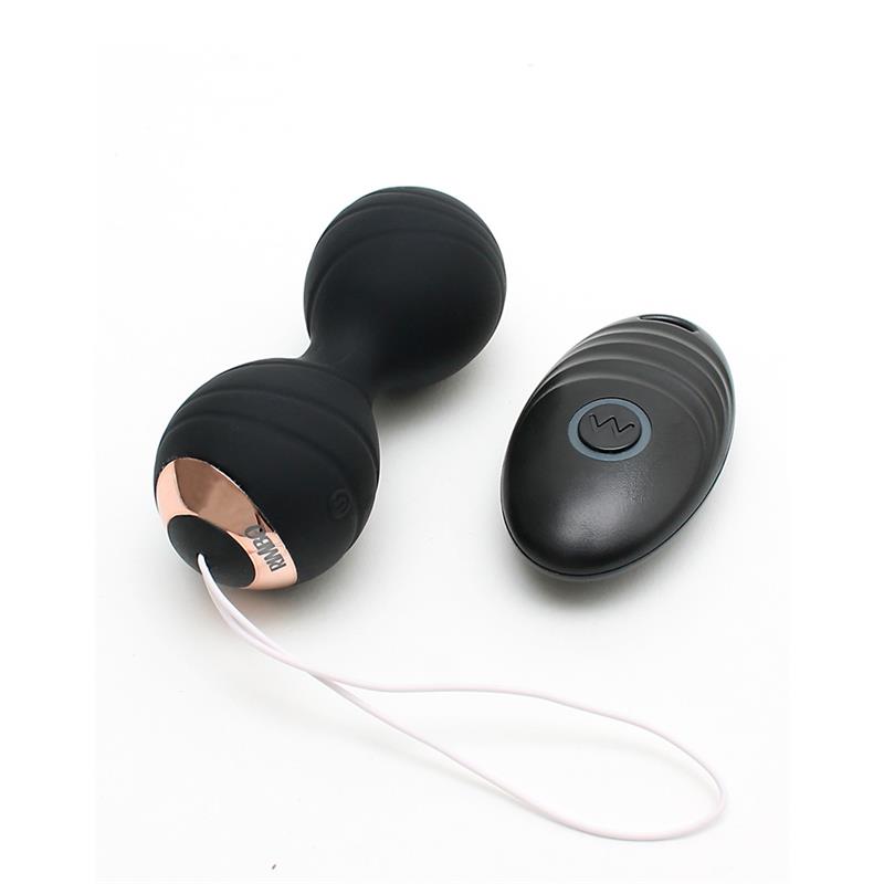 Vibrating Kegel Balls with Remote Control Cannes Black