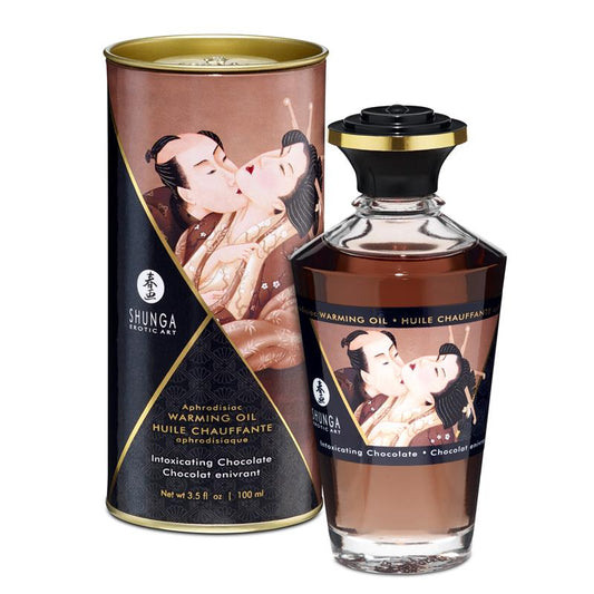 Shunga Warming Massage Oil Chocolate Aroma