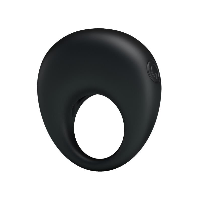 Pretty Love Vibrating Cock Ring Trap Black