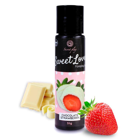 Sweet Love Lubricant Strawberry White Chocolate 60 ml