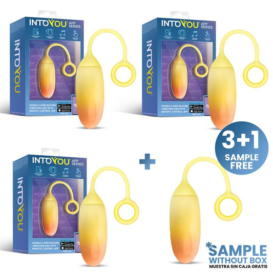 Pack 3 Sample Double Layer Silicone Egg with APP